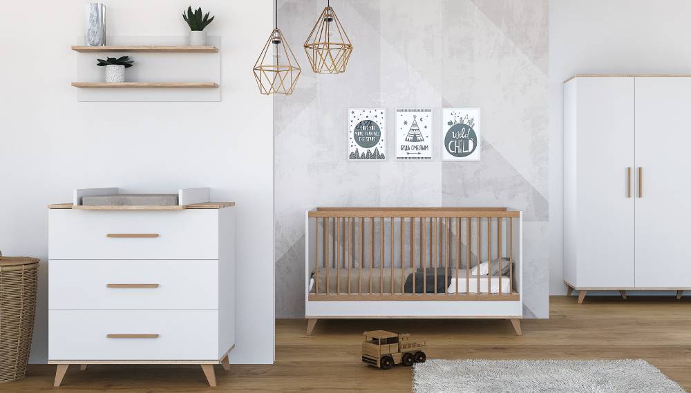 Faktum Flip polica za zid, White-Oak