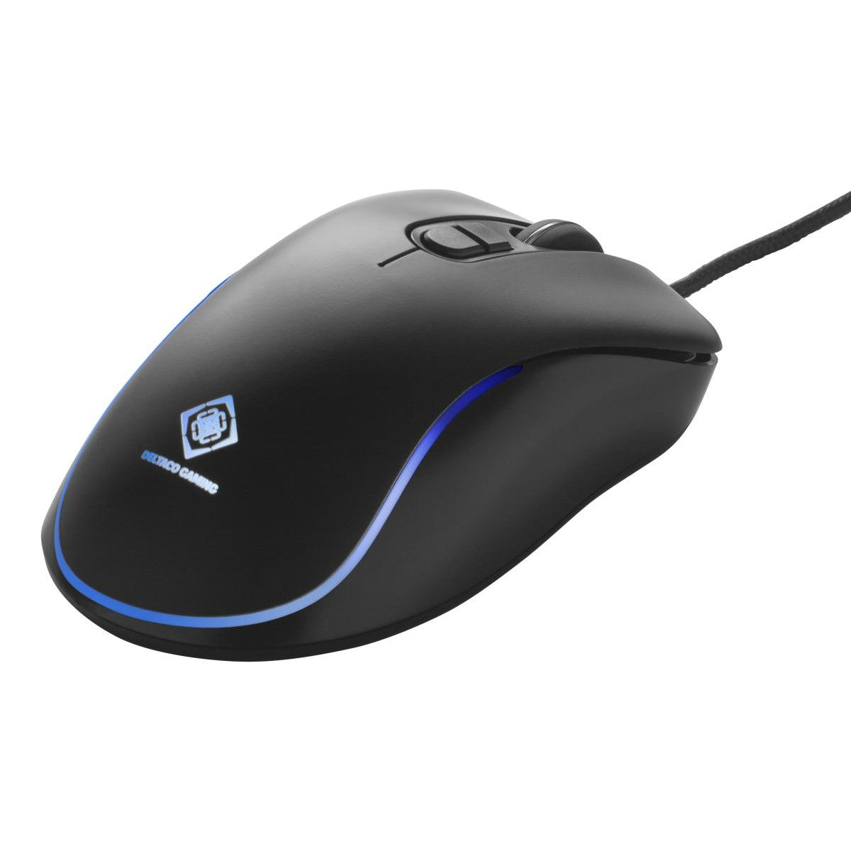 DELTACO GAMING Miš DM120, RGB, 800-3200 DPI, 125 Hz, USB, CRNI