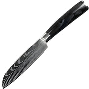 Kuhinjski nož BL-39295 - Mali Santoku / Crna KP39295