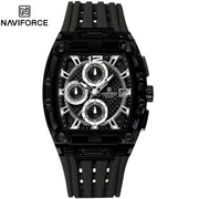 Sat NAVIFORCE SI-38617 - Crna / Srebrna KP38617