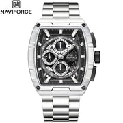 Sat NAVIFORCE TN-38585 - Srebrna / Crna KP38585