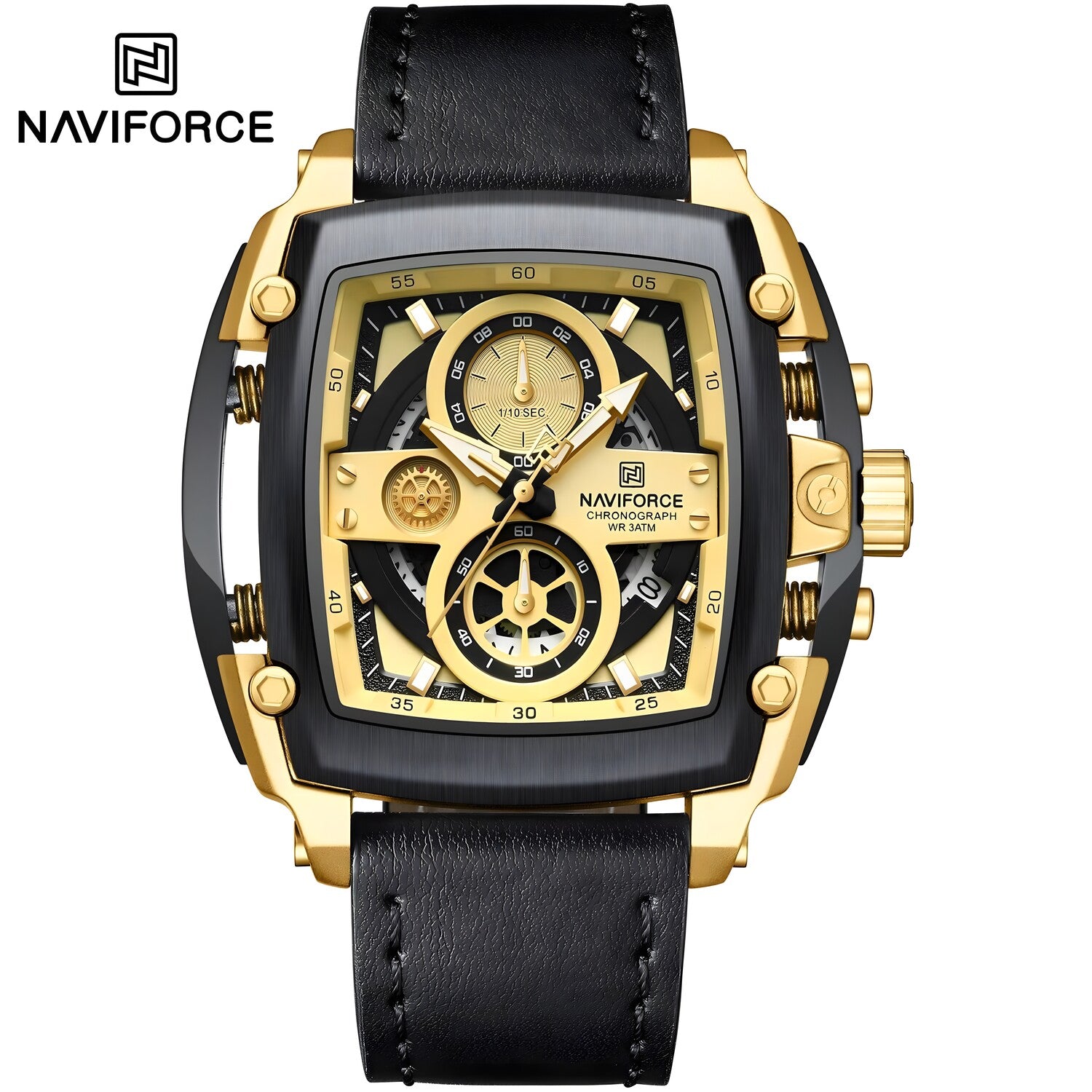 Sat NAVIFORCE TU-38600 - Crna / Zlatna KP38600