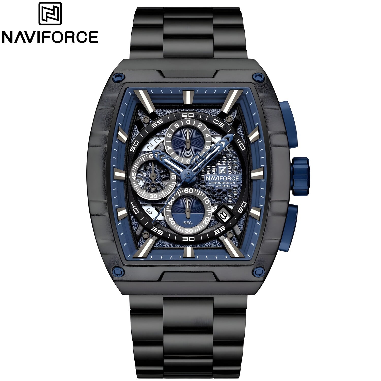 Sat NAVIFORCE TN-38588 - Crna / Plava KP38588