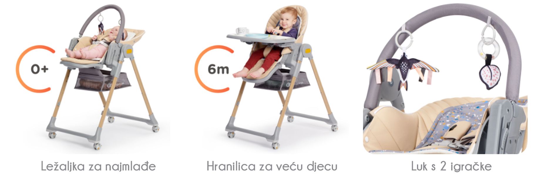 Kinderkraft Hranilica Lastree roza