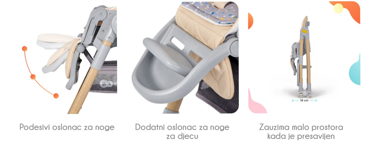 Kinderkraft Hranilica Lastree roza