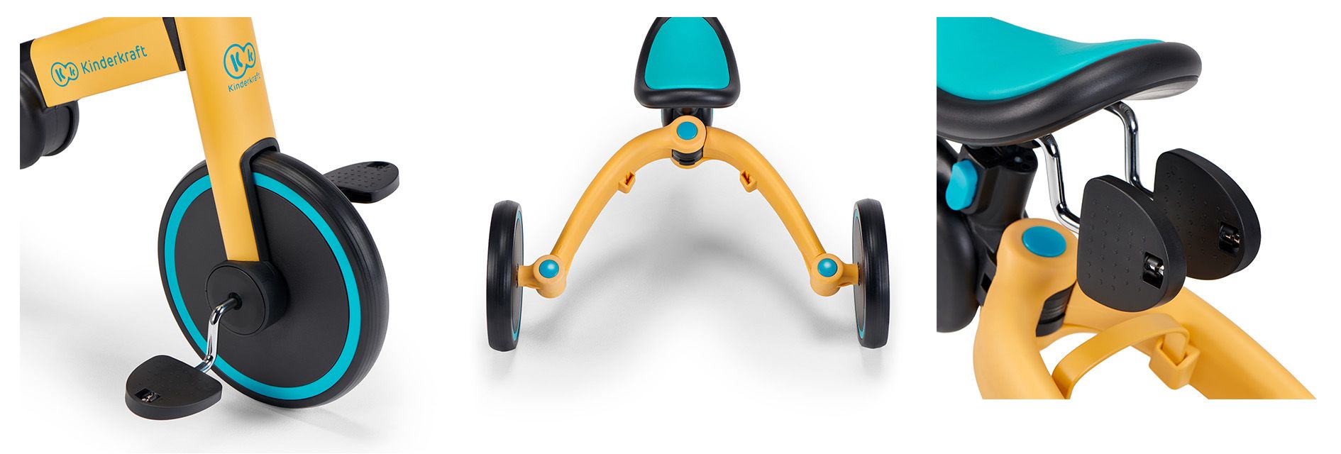 Kinderkraft Tricikl 4TRIKE Honey Blue