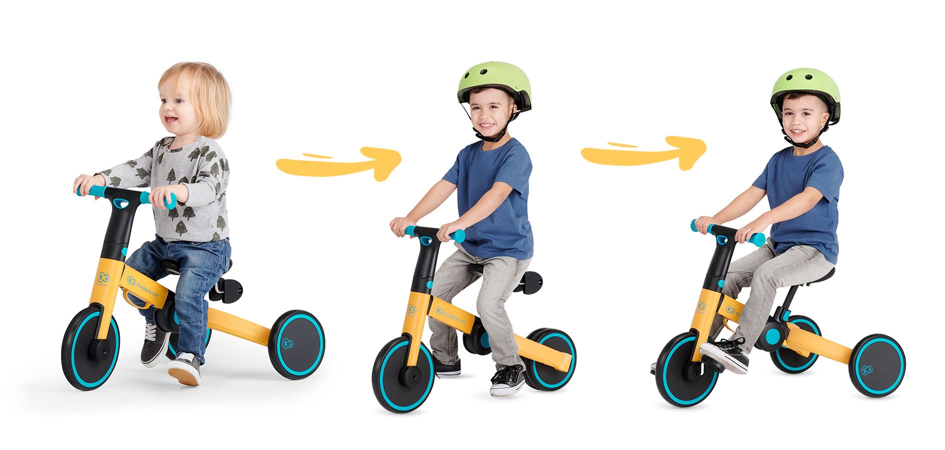 Kinderkraft Tricikl 4TRIKE Silver Grey