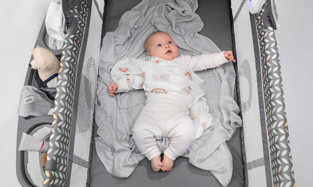 Lionelo Swaddle deka bambus 120x120 cm, Grey Stone