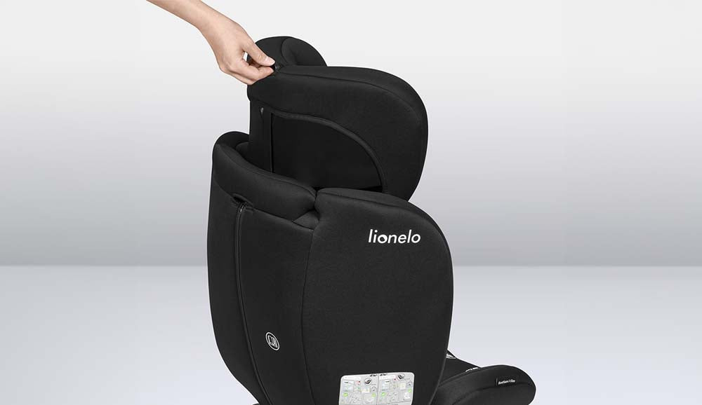 Lionelo autosjedalica Bastiaan i-Size 0-36 kg (40-150 cm) 360, Black Grey