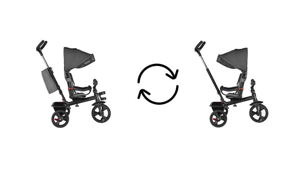 Lionelo tricikl Haari, Stone Grey