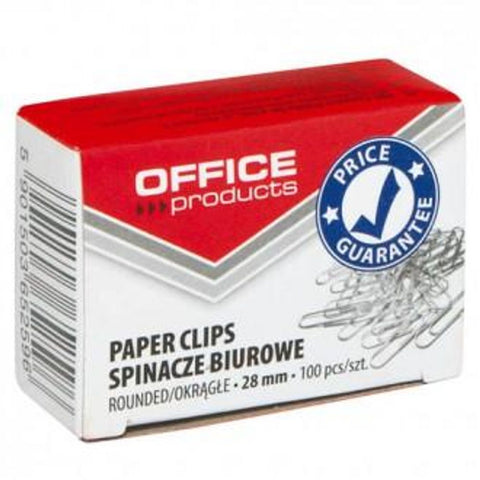 Spojnice za spise Office products metalne 28 mm, 100/1