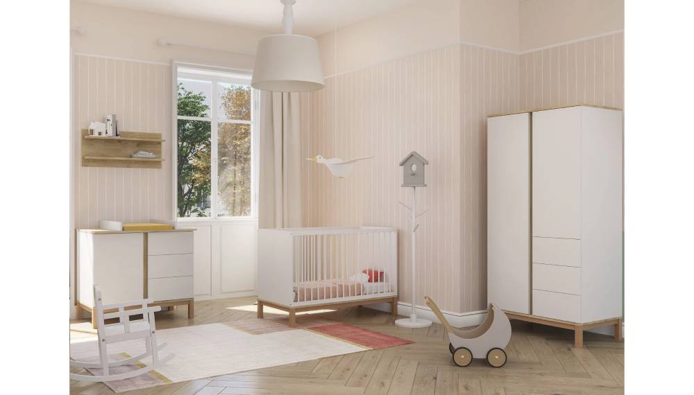 Faktum Loop polica za zid, White-Oak