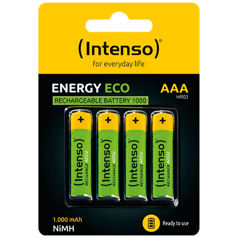 Intenso baterija punjiva AAA / HR03, 1000 mAh, blister 4 kom - AAA / HR03/1000