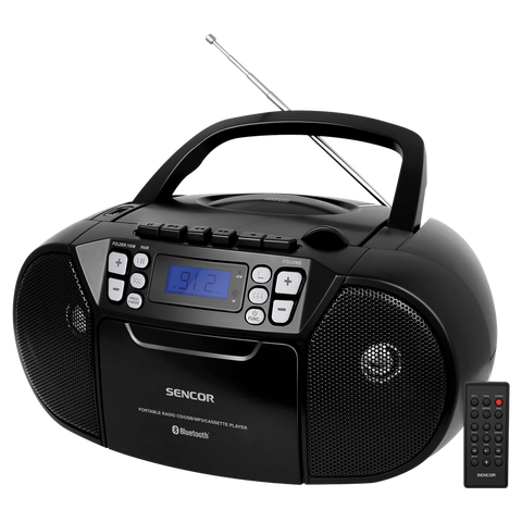 Sencor CD USB radio kasetofon SPT 3907 B