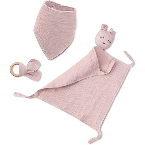 InterBaby Set za bebe Muslin Dark pink
