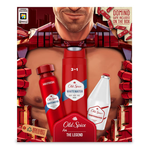 Old Spice Whitewater Ironman poklon paket dezodorans u spreju+ gel za tuširanje+ losion za njegu nakon brijanja