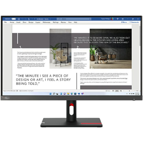 Monitor Lenovo ThinkVision S27i-30 63DFKAT4EU, 27&quot;, IPS, FHD, 4ms, 100Hz, HDMI