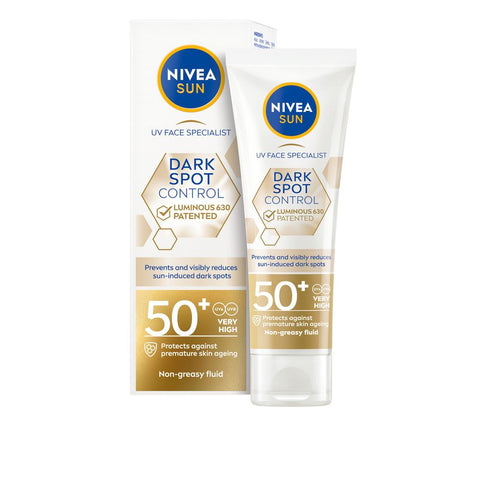 NIVEA SUN LUMINOUS Spot Control fluid za zaštitu kože lica od sunca SPF 50+ 40 ml
