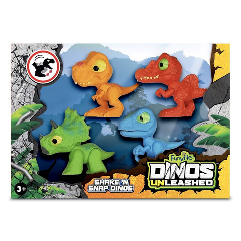 Dinos Unleashed - grizući dinosauri 4 komada