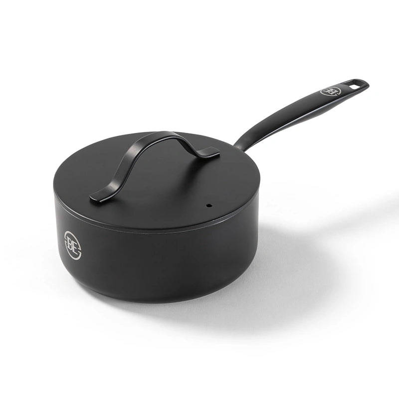 BE Living Lončić s ručkom i poklopcem Essential Black 18 cm