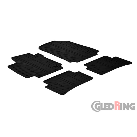 Gledring gumeni tepisi za Renault Clio IV 2012-08.2019 (5 doors)/Clio IV GT 2013-&gt;/ Captur 2013-&gt;12.2019 (5 door)