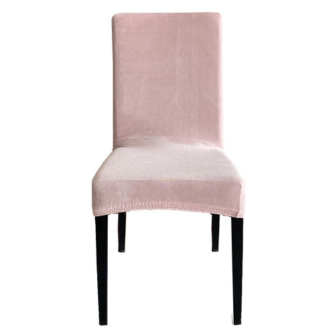 Navlaka za stolicu rastezljiva Velvet roza 45x52 cm, set od 2 kom