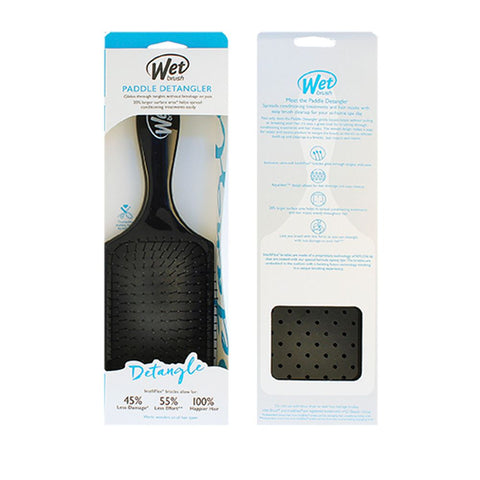 Wet Brush Paddle Detangler Četka za Kosu Crna