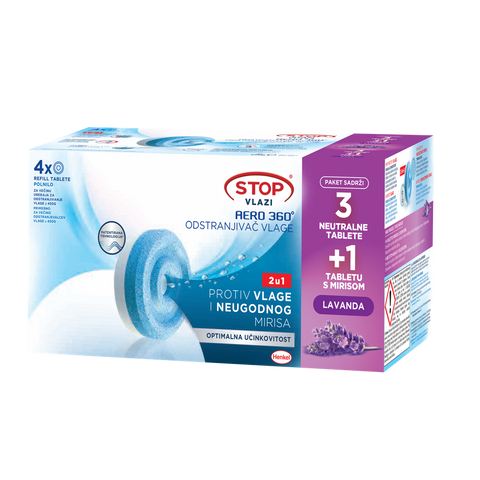 Ceresit stop vlazi Neutral refill 3+1 gratis Lavanda 450g