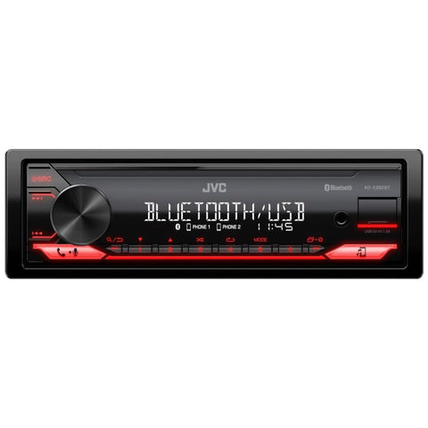 Auto radio JVC KD-X282BT, Bluetooth®, prednji AUX i USB, DSP s DTA i 13-pojasnim EQ-om, kompatibilnost s aplikacijom JVC Remote.
