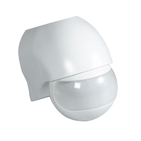 Infracrveni detektor pokreta, 180°, max. 1200 W, BIJELI - 12m 230 V ~, IP44