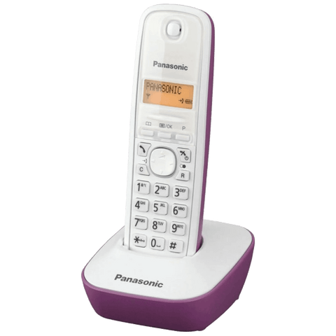 Panasonic telefon bežični, LED display, bijelo/ljubičasti, KX-TG1611FXF