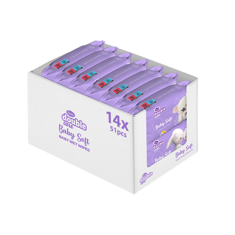 Violeta Baby vlažne maramice s medom i kamilicom 51/1, 14 komada XXL
