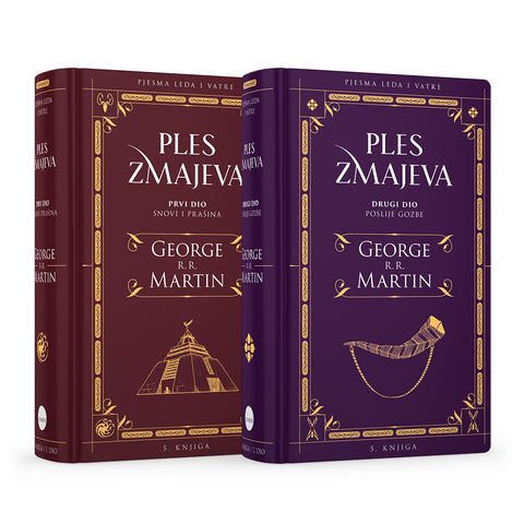 Pjesma leda i vatre 5, Ples zmajeva - komplet (svezak 1. i 2.), George R.R. Martin