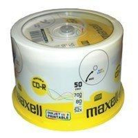 Maxell CD-R 52x, 700MB 50 kom spindle, printabilni