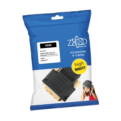 ZED electronic Adapter HDMI na DVI - HDMI-DV