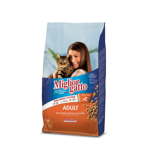 Miglior suha hrana za mačke, Piletina, Puretina i Povrće, 2 kg