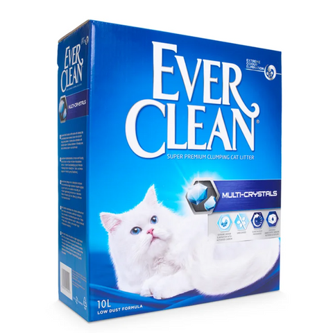 Ever Clean Pijesak za mačke Multy-Crystals, grudajući, bez mirisa, 10 L