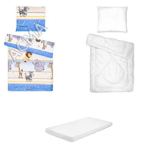 Posteljina set 5 elemenata za krevet 160x80 cm uzorak-21a