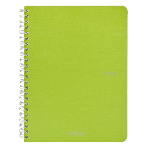 Bilježnica Fabriano Ecoqua original A4 90g 70L spiralna crte lime 19290207