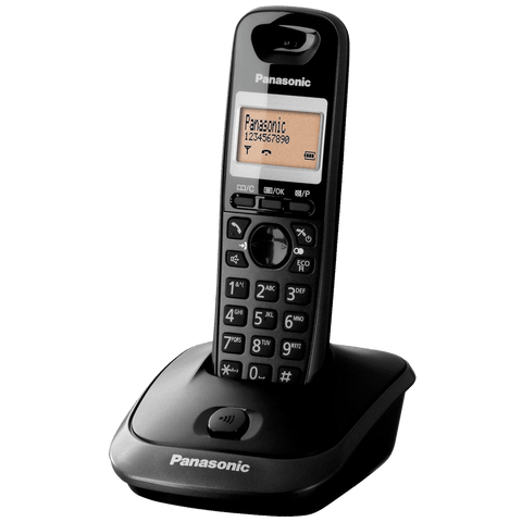 Panasonic telefon bežični, DECT/GAP, 1.4&quot; display, crna boja, KX-TG2511FXT