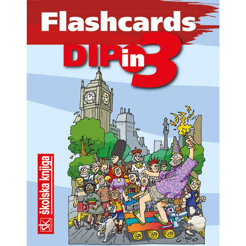 DIP IN 3 - FLASHCARDS - flash kartice za 3. razred osnovne škole
