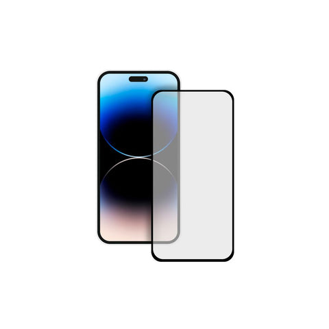 KSIX, extreme zaštitno staklo 2.5D 9H za iPhone 15 Plus, crni rub