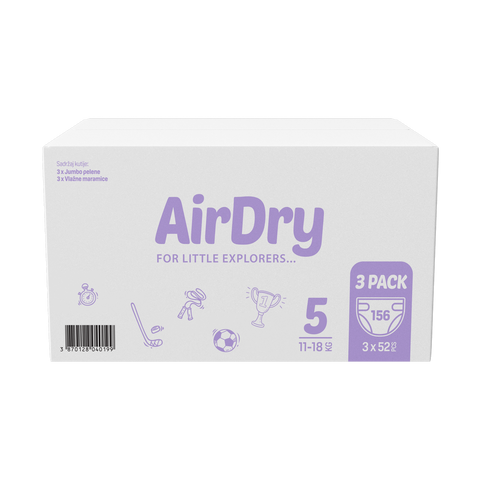 Violeta pelene Air Dry mjesečno pakiranje 3/1