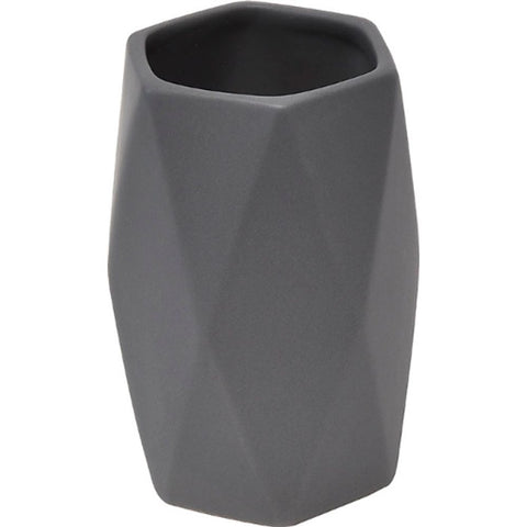 TENDANCE ČAŠA DIAMOND SHAPE KERAMIKA, SIVA