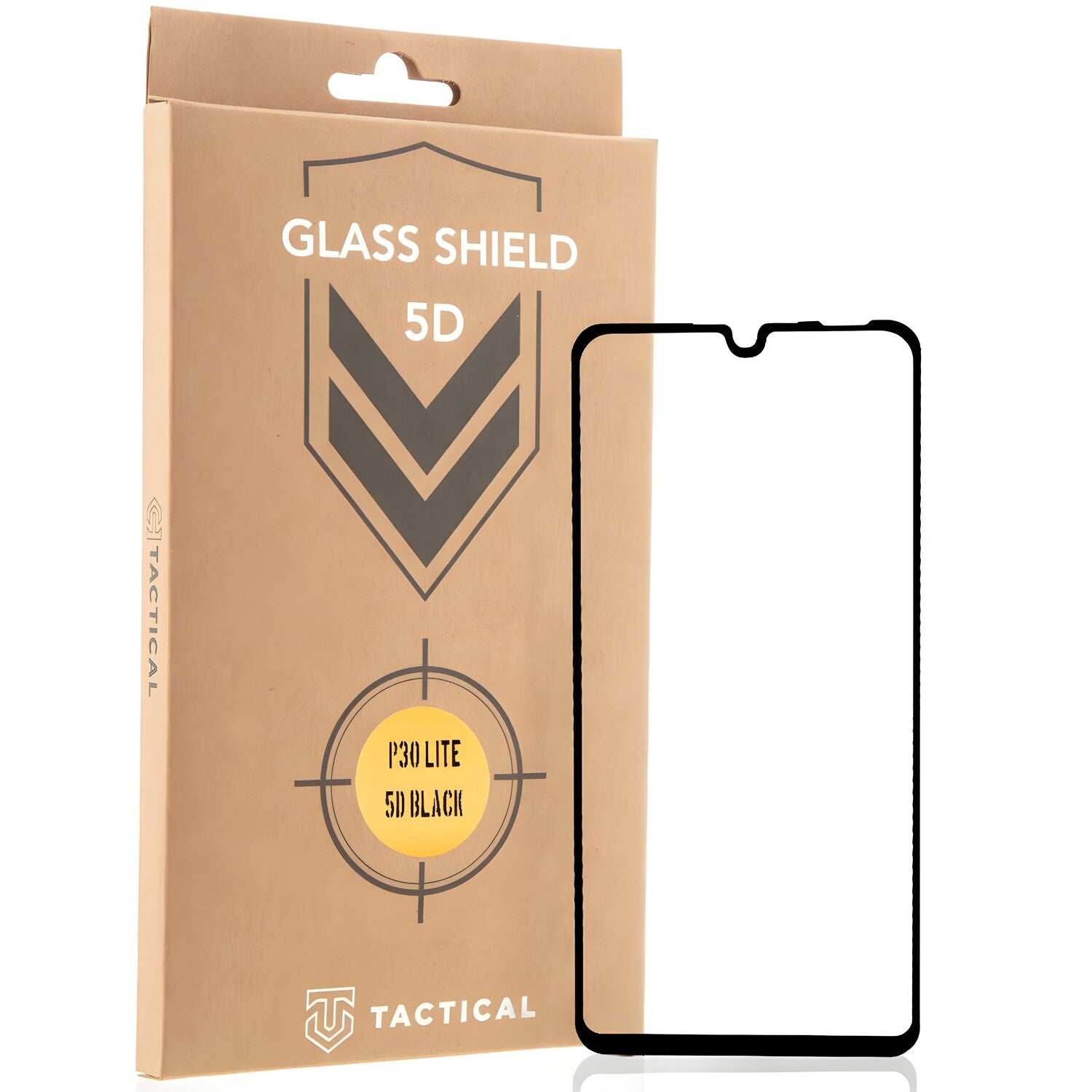 Tactical Glass Shield 5D staklo za Huawei P30 Lite - Crna KP25816