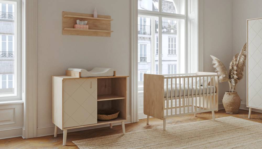 Faktum Peak komoda, Natural Oak - White