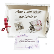 Personalizirani poslužavnici s porukom "Odmori se, zaslužila si!" – poklon za dušu i tijelo - 8. - 16010