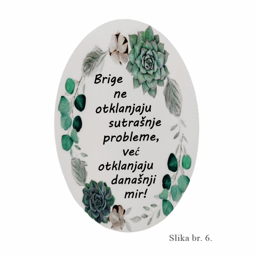 Motivacijski zidni ukrasi s inspirativnim porukama