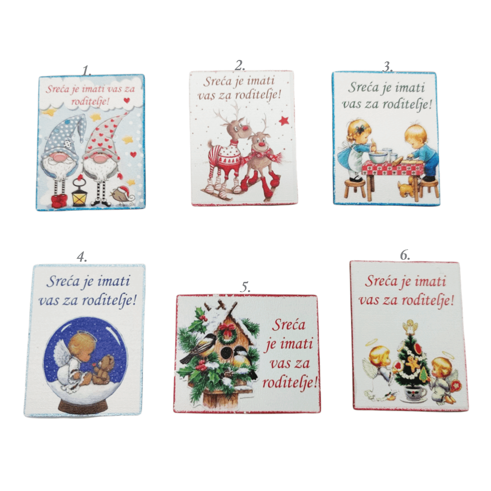 Sreća je imati vas za roditelje Š1247 Magnet