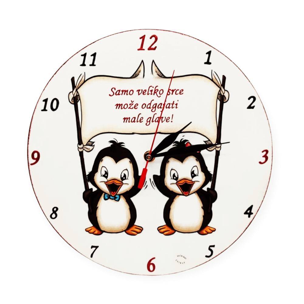 Zidni sat Poklon za tete/odgojiteljice u vrtiću!  Š17110